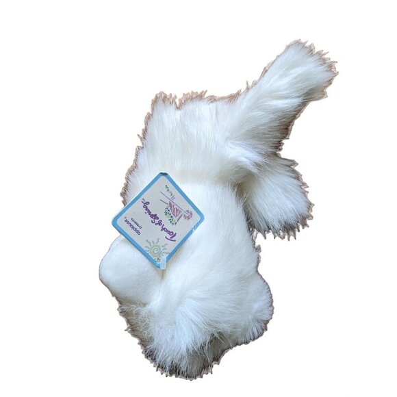 applause Fuzzies bunny Rabbit  Touch of Spring plush toy white pink 7.5  in - Picture 7 of 14